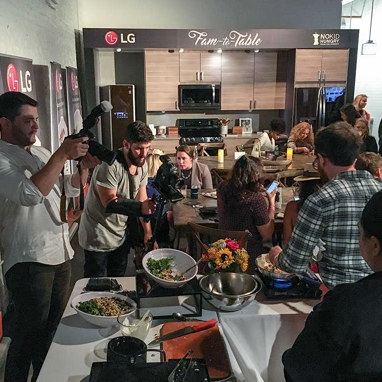 LG at Taste of the Nation Chicago for No Kid Hungry