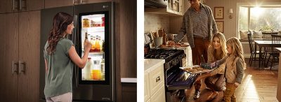 LG Black Stainless Steel Appliances