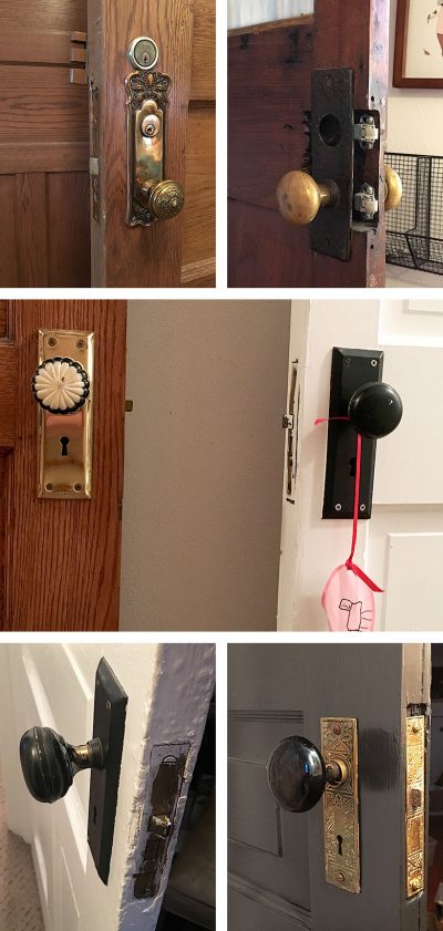 Mismatched Door Knobs