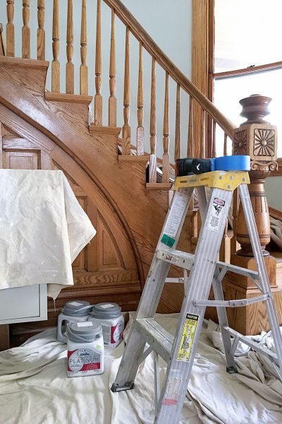 Getting Ready to Paint — Dutch Boy 'Sandstone Quarry'