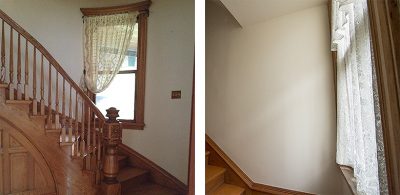 Lace Curtains in a Victorian House