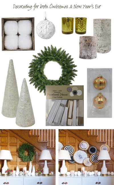 Decorating for Both Christmas & New Year's Eve