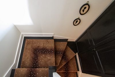 Antelope Print Stair Runner Rug | Making it Lovely, One Room Challenge
