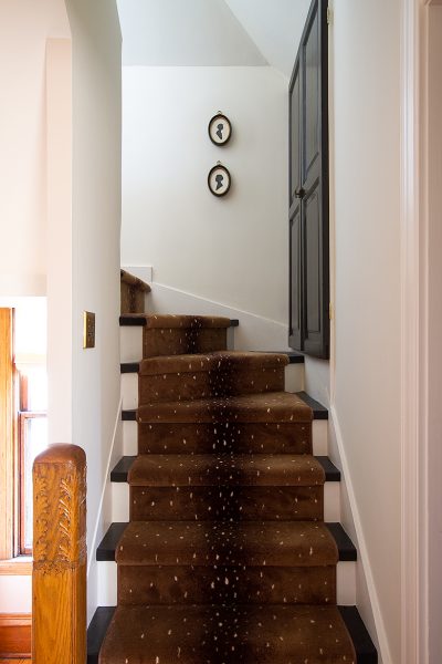 Antelope Print Stair Runner Rug | Making it Lovely, One Room Challenge