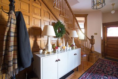 Front Entry, Decorated for Christmas | Making it Lovely | Lowe's