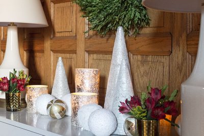Faux Birch Silver Candles and Christmas Trees | Making it Lovely | Lowe's