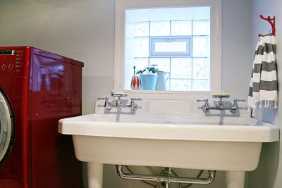 Kohler Utility Sink, Laundry Room | Making it Lovely