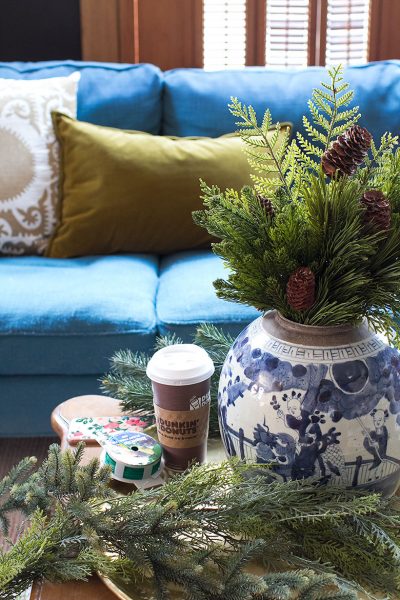 Sprucing Up a Christmas Garland