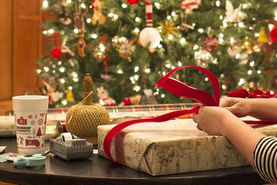 Late Night Christmas Wrapping