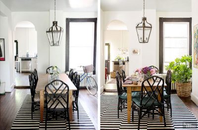Kathryn Ivey's Dining Room Before and After Styling for Better Homes & Gardens