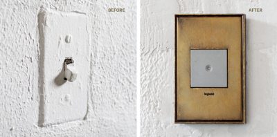 Legrand Adorne Light Switch, Before and After