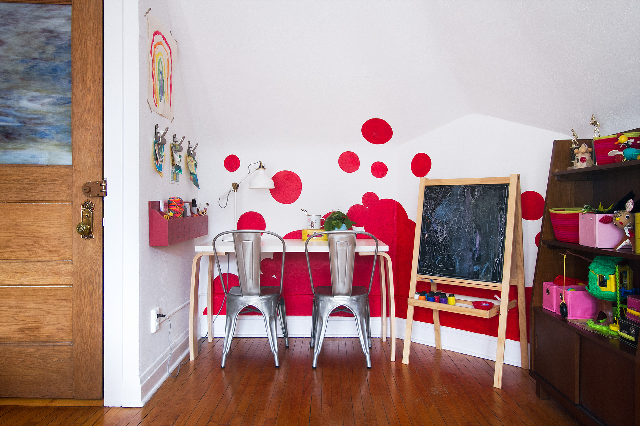 The Playroom to Home Office Layout