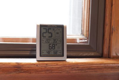 Measuring the Temperature Difference with Indow Window Inserts