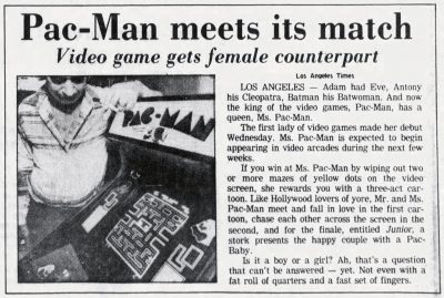Pac-Man meets its match with Ms. Pac-Man