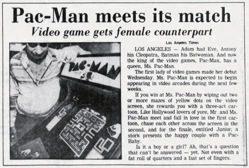 Pac-Man meets its match with Ms. Pac-Man