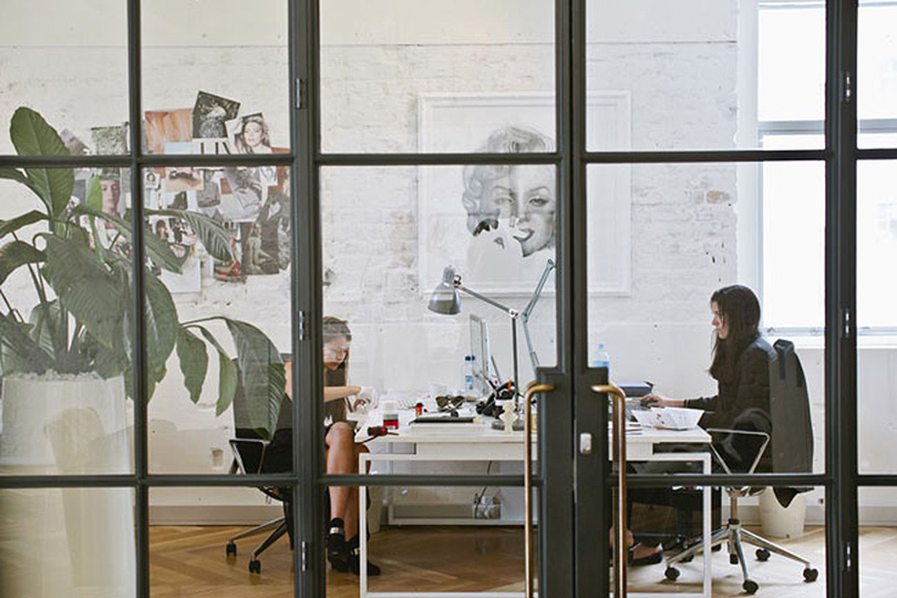 Working in the Naveya & Sloane Showroom