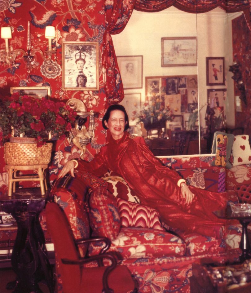 Diana Vreeland loved red.