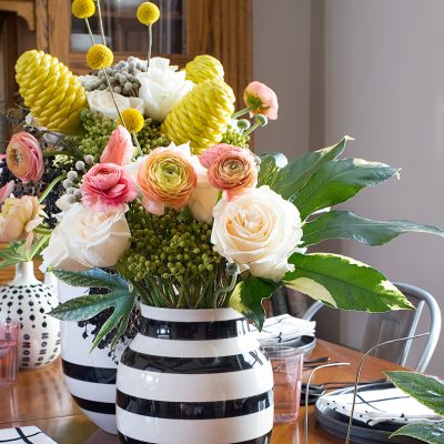 Black and White Omaggio Vases from Unison Home | Making it Lovely