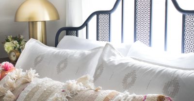 Guest Room Bed Pillows | Making it Lovely