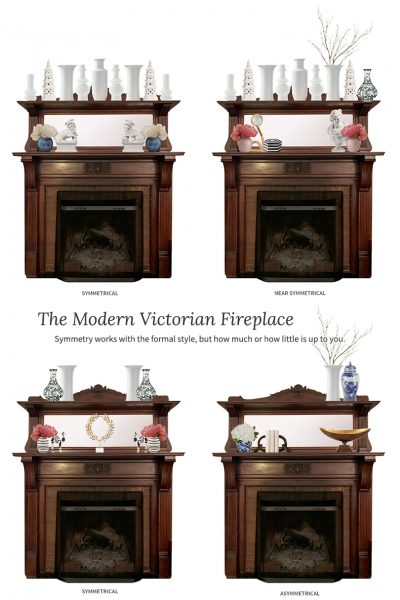 Decorating the Modern Victorian Fireplace | Making it Lovely
