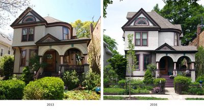 Victorian House Exterior Changes: 2013 - 2016