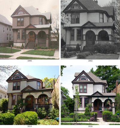 Victorian House Exterior Changes: 1995 - 2016