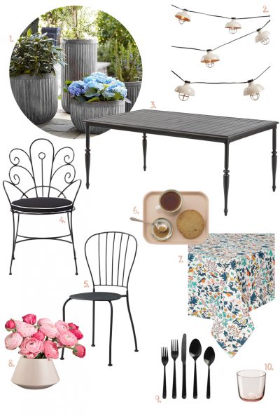 Whimsical Outdoor Dining