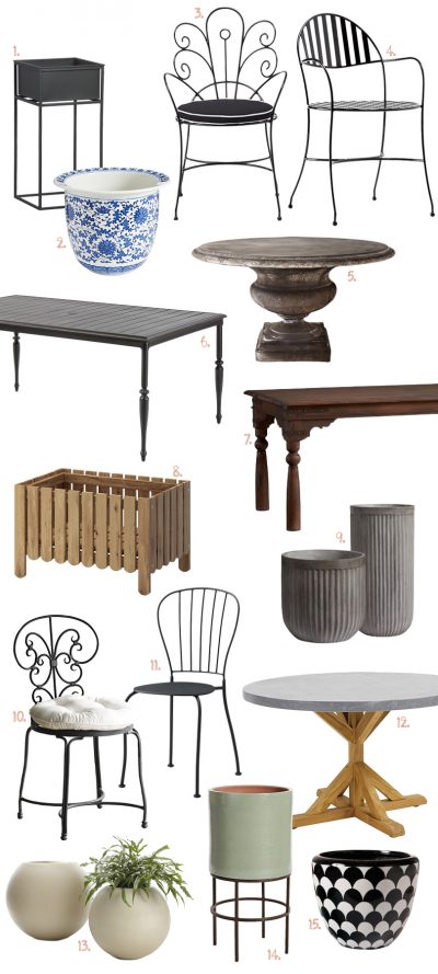 Whimsical Outdoor Dining Spacea