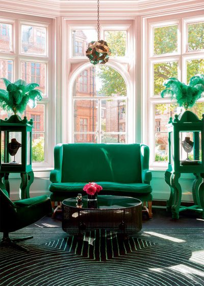 Emerald Green in the Colorful Home of Solange Azgury Partridge