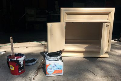 Vintage Nighstands to be Painted Black