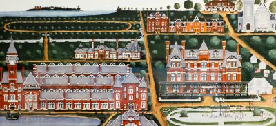 Painting of Historic Pullman Chicago