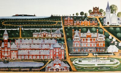 Painting of Pullman Chicago