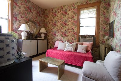 The Snug, a Wallpapered, Cozy TV Room | Making it Lovely