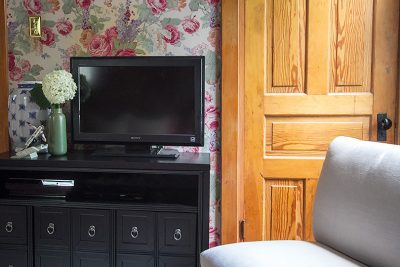 Black Apothecary TV Stand from Overstock.com