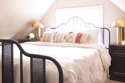 Guest Room Painted Pink