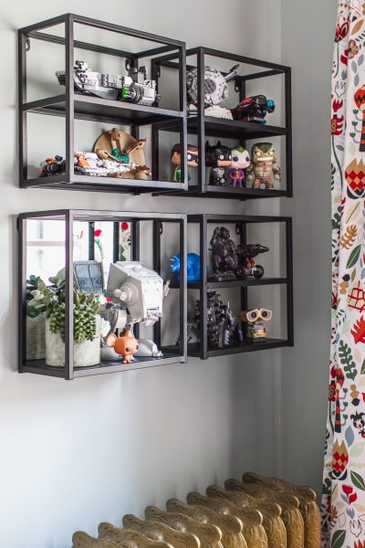 Wall-Mounted Square Shelves | Making it Lovely