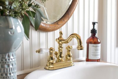 Brass Centerset Bathroom Faucet