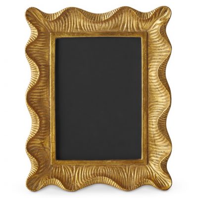 Aerin Scallop Gold Picture Frame, Williams-Sonoma