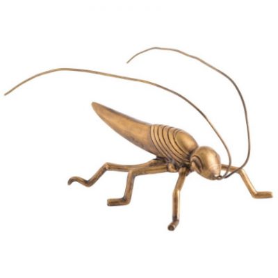 Arteriors Skipper Brass Grasshopper