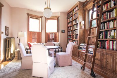 Library with Shutters Closed