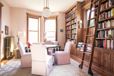 Library with Shutters Open