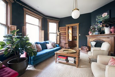 Victorian Home, Modern Living Room