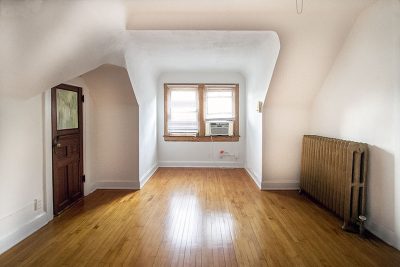 Finished Attic Window Nook