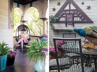 Outside Making it Lovely's Victorian Home