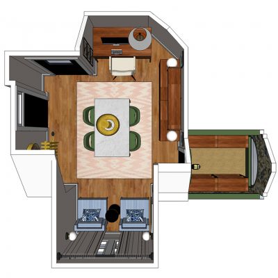 Office Layout (Made with SketchUp) | Making it Lovely
