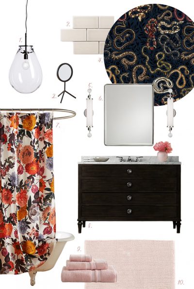 A Serpentine Bathroom | Making it Lovely