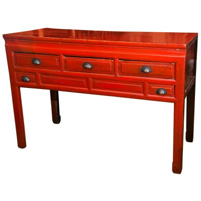 Red Chinese Console