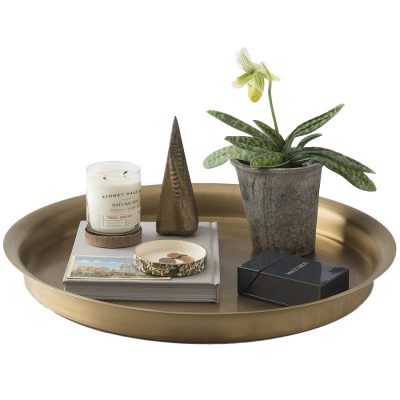 Round Brass Tray, Schoolhouse Electric