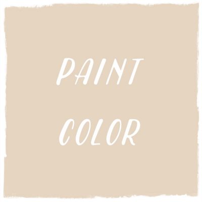 Paint Color: Brandy Cream, Benjamin Moore
