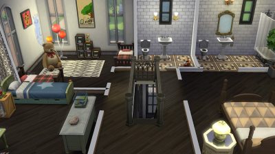 2nd Floor Overview — Sims 4 Pink Victorian House, Making it Lovely